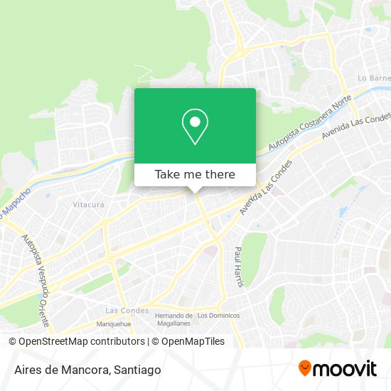 Aires de Mancora map