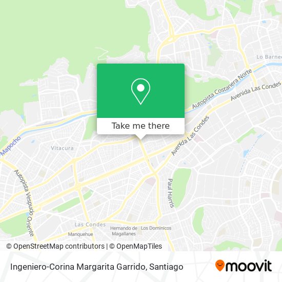 Ingeniero-Corina Margarita Garrido map
