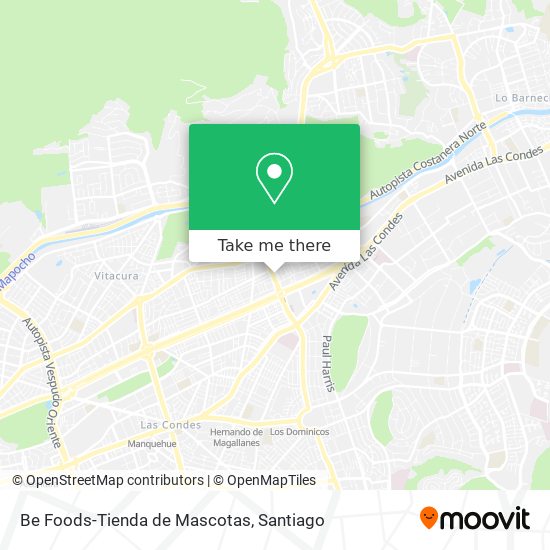 Be Foods-Tienda de Mascotas map