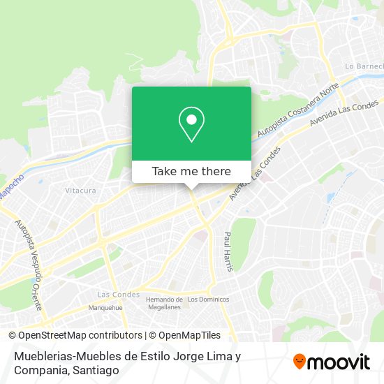 Mapa de Mueblerias-Muebles de Estilo Jorge Lima y Compania