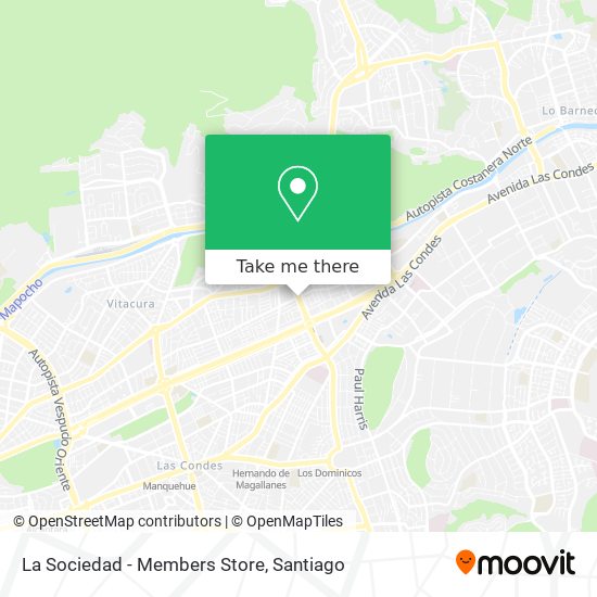 La Sociedad - Members Store map