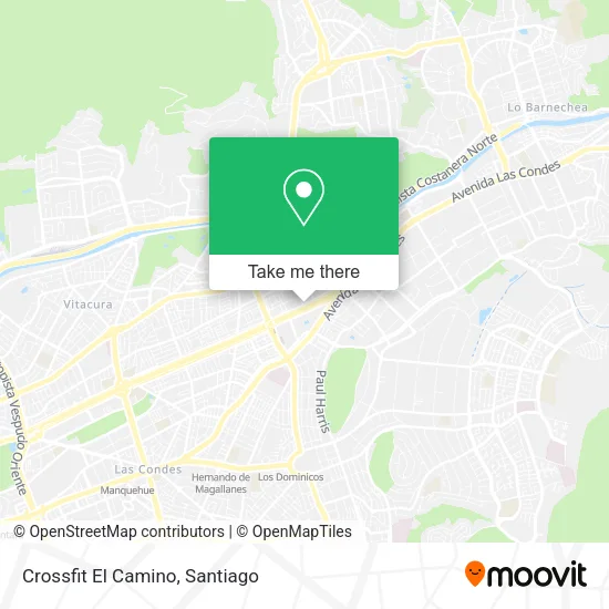 Crossfit El Camino map