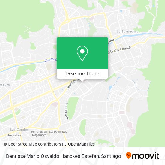 Mapa de Dentista-Mario Osvaldo Hanckes Estefan