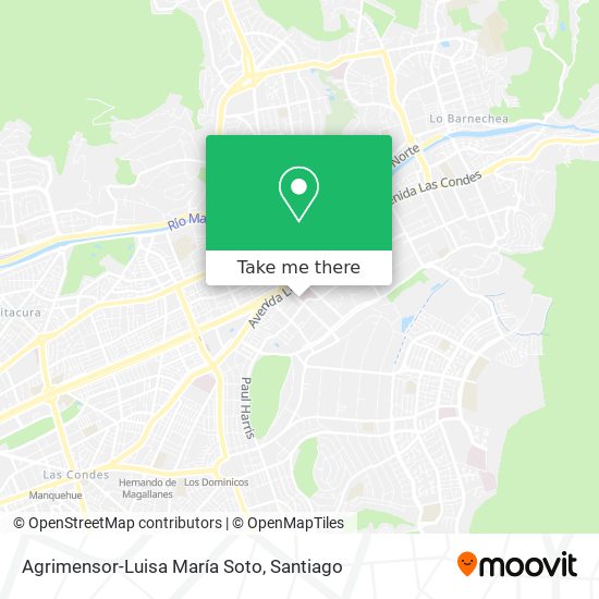 Agrimensor-Luisa María Soto map