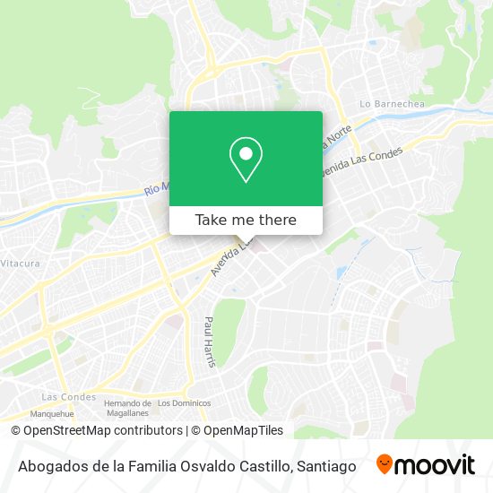 Mapa de Abogados de la Familia Osvaldo Castillo