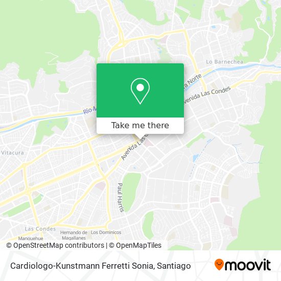 Mapa de Cardiologo-Kunstmann Ferretti Sonia