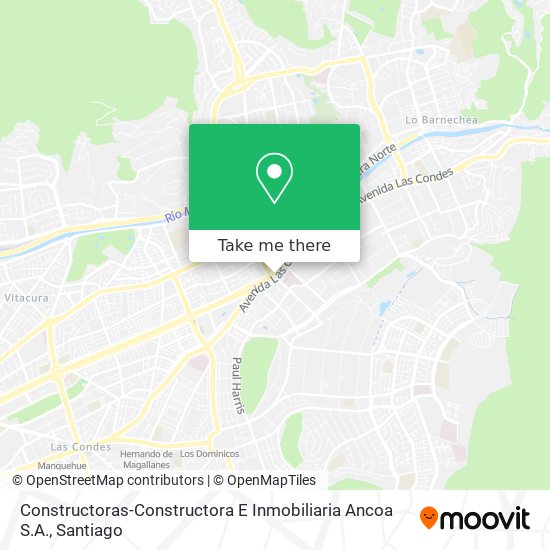 Mapa de Constructoras-Constructora E Inmobiliaria Ancoa S.A.