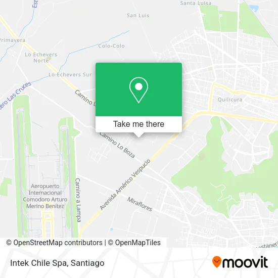 Intek Chile Spa map