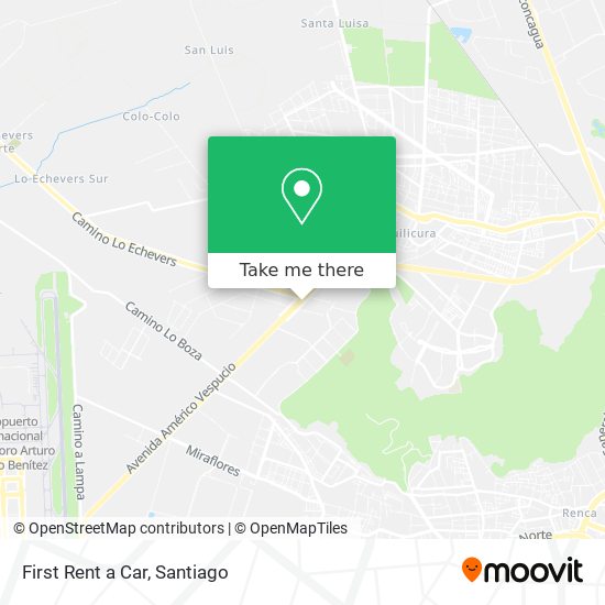 First Rent a Car map