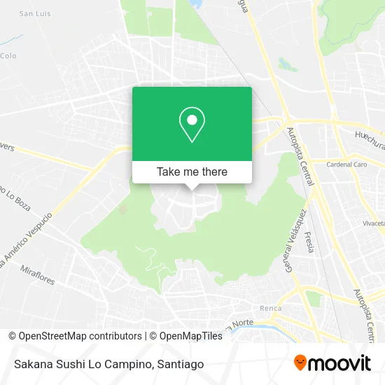 Sakana Sushi Lo Campino map