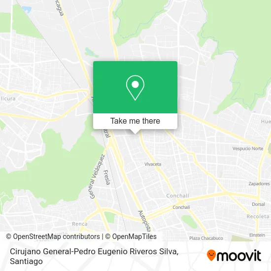 Cirujano General-Pedro Eugenio Riveros Silva map