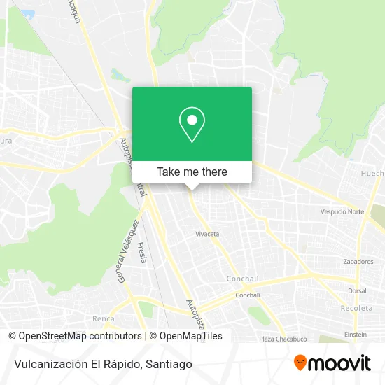 Vulcanización El Rápido map