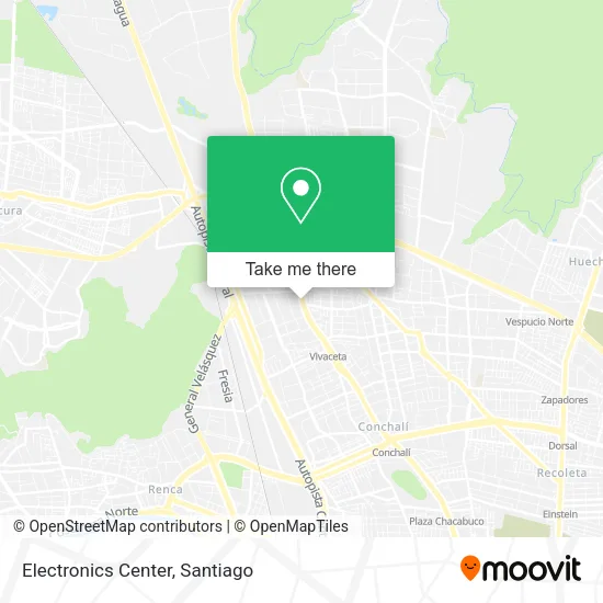 Electronics Center map