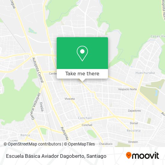 Escuela Básica Aviador Dagoberto map