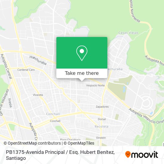 PB1375-Avenida Principal / Esq. Hubert Benítez map