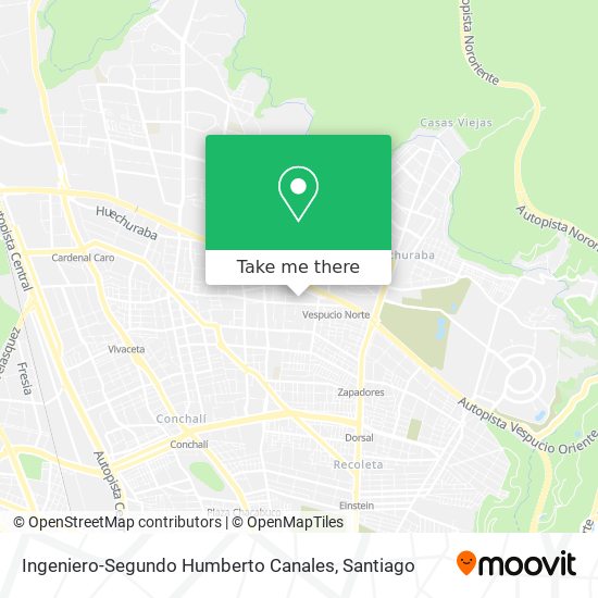 Ingeniero-Segundo Humberto Canales map