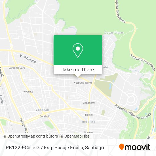 PB1229-Calle G / Esq. Pasaje Ercilla map