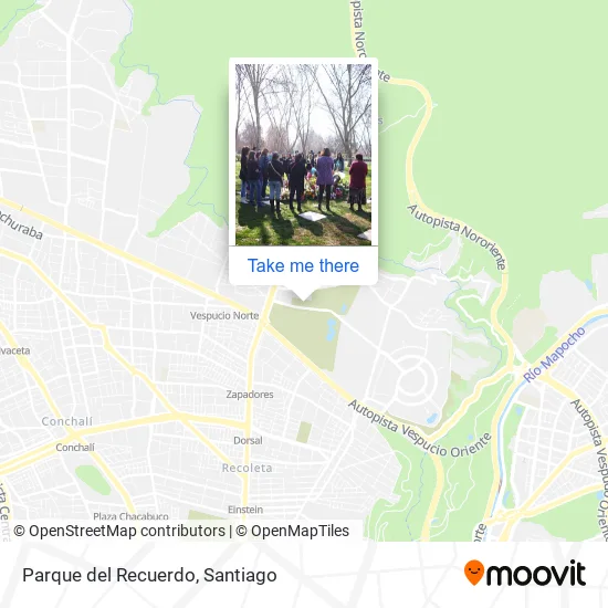 Parque del Recuerdo map
