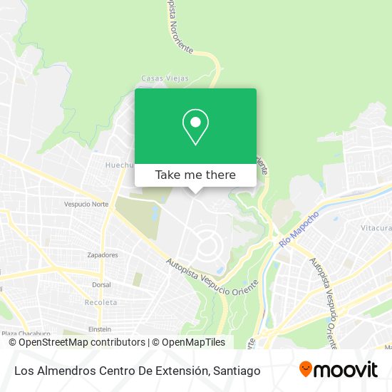 Los Almendros Centro De Extensión map