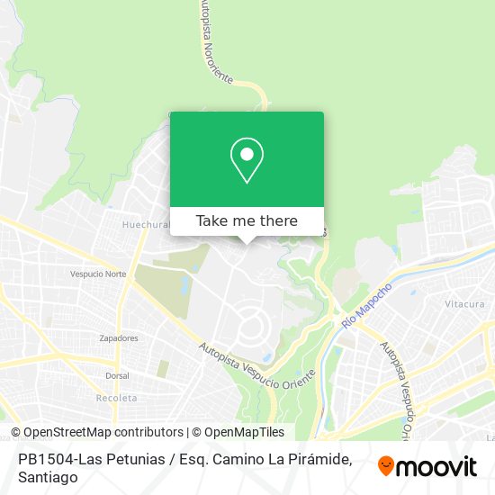 PB1504-Las Petunias / Esq. Camino La Pirámide map