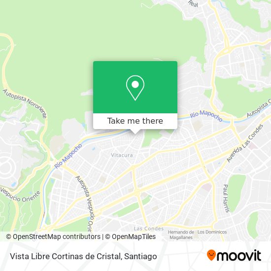 Vista Libre Cortinas de Cristal map