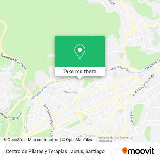 Mapa de Centro de Pilates y Terapias Laurus