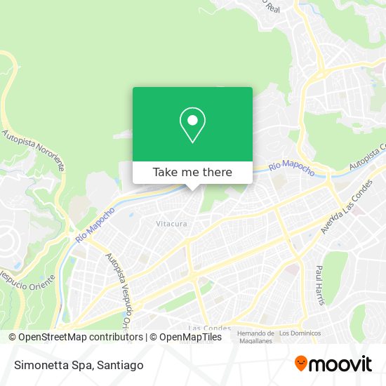 Simonetta Spa map