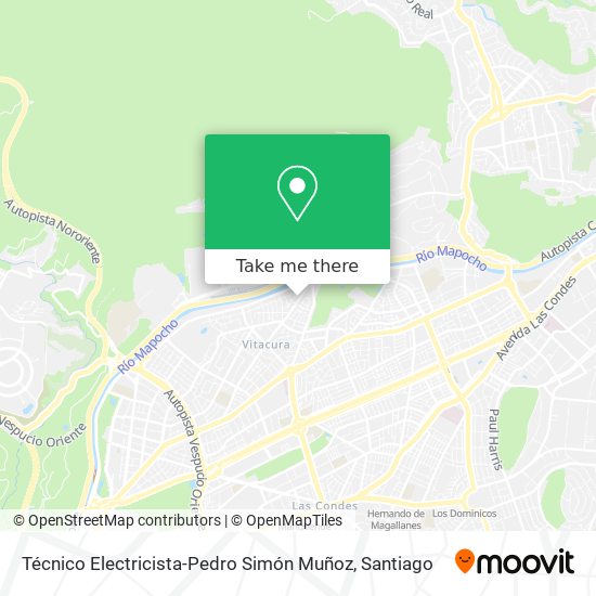 Mapa de Técnico Electricista-Pedro Simón Muñoz