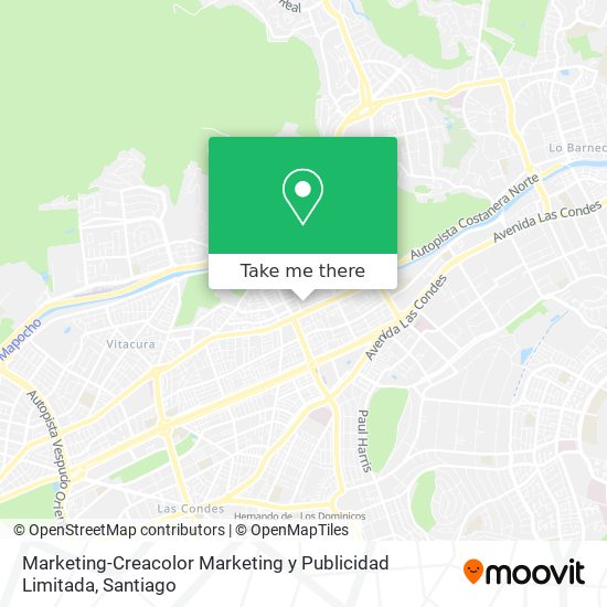 Marketing-Creacolor Marketing y Publicidad Limitada map