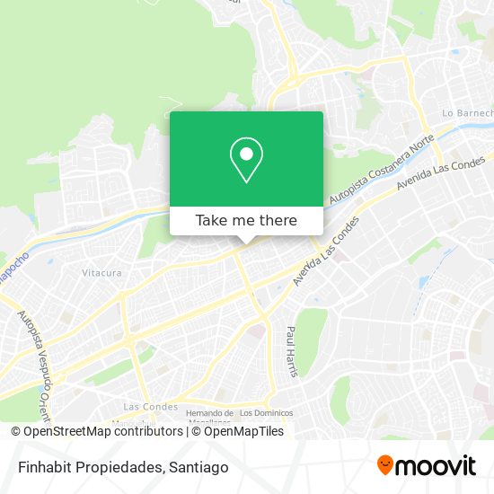 Mapa de Finhabit Propiedades