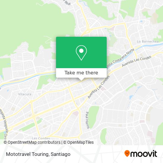 Mapa de Mototravel Touring