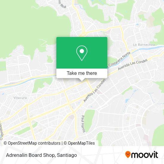 Adrenalin Board Shop map