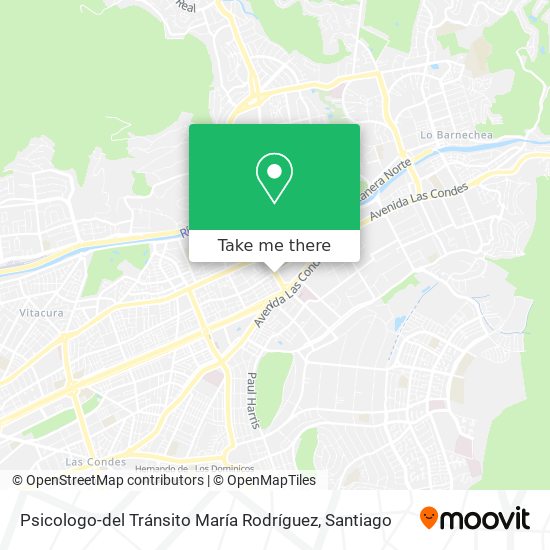 Mapa de Psicologo-del Tránsito María Rodríguez