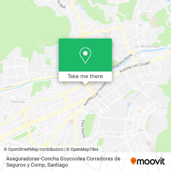 Aseguradoras-Concha Goycoolea Corredores de Seguros y Comp map