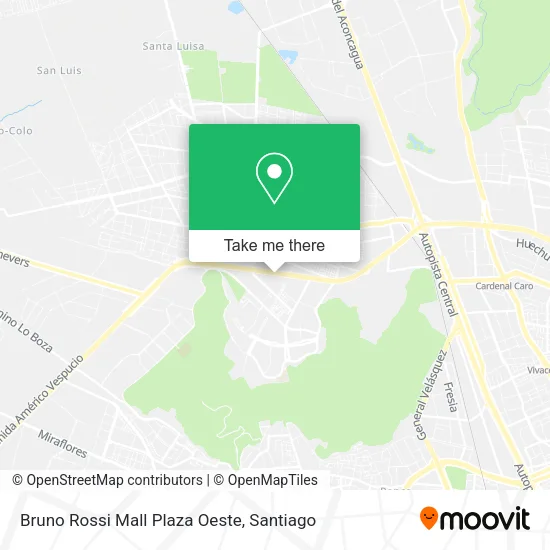 Bruno Rossi Mall Plaza Oeste map
