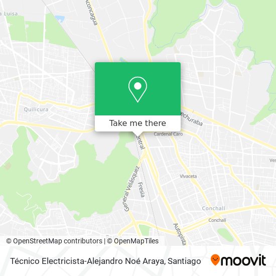 Técnico Electricista-Alejandro Noé Araya map