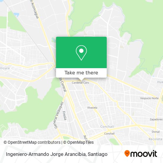 Ingeniero-Armando Jorge Arancibia map