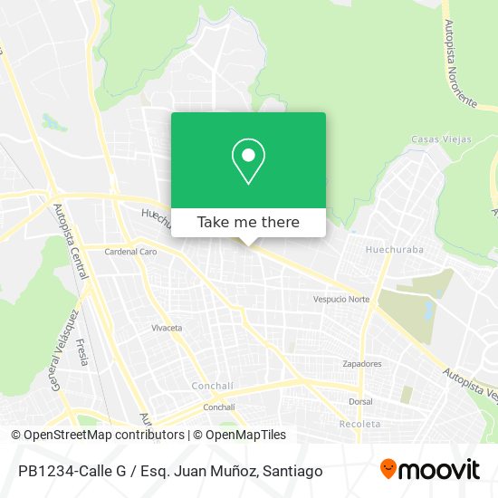 PB1234-Calle G / Esq. Juan Muñoz map