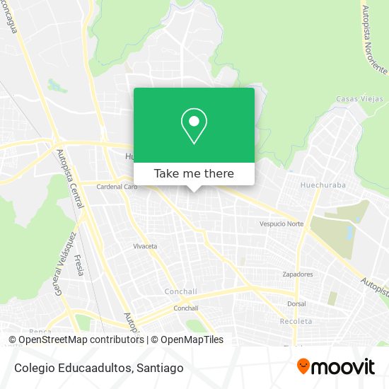 Mapa de Colegio Educaadultos