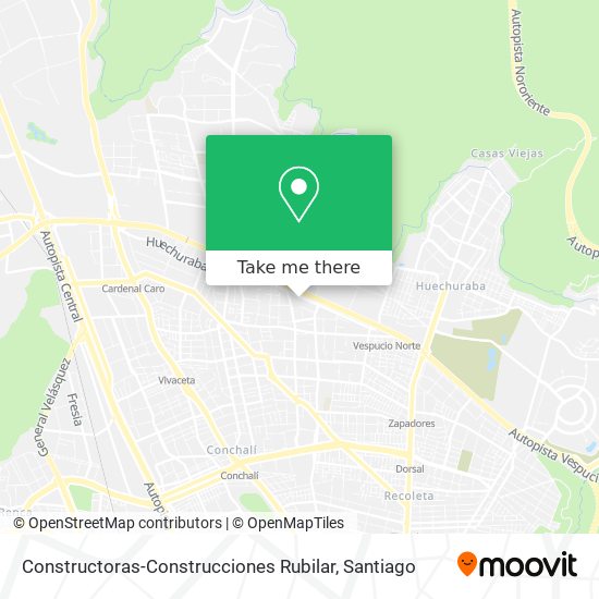 Mapa de Constructoras-Construcciones Rubilar