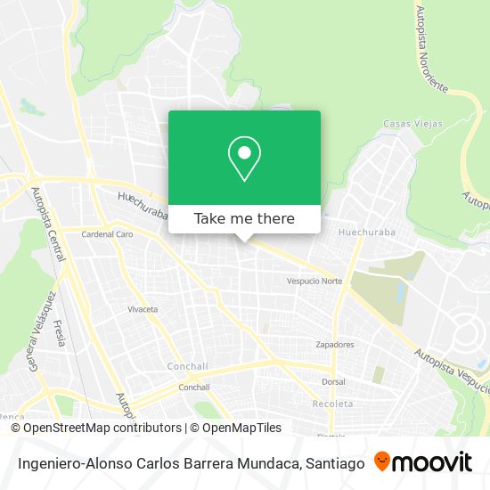Ingeniero-Alonso Carlos Barrera Mundaca map