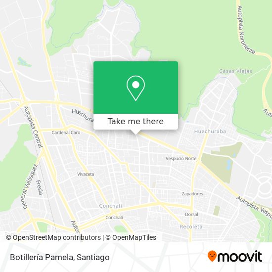 Botillería Pamela map
