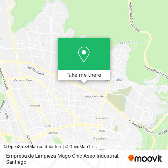 Mapa de Empresa de Limpieza-Mago Chic Aseo Industrial