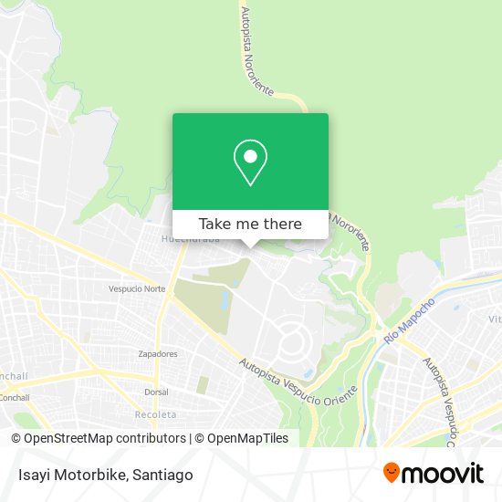 Mapa de Isayi Motorbike