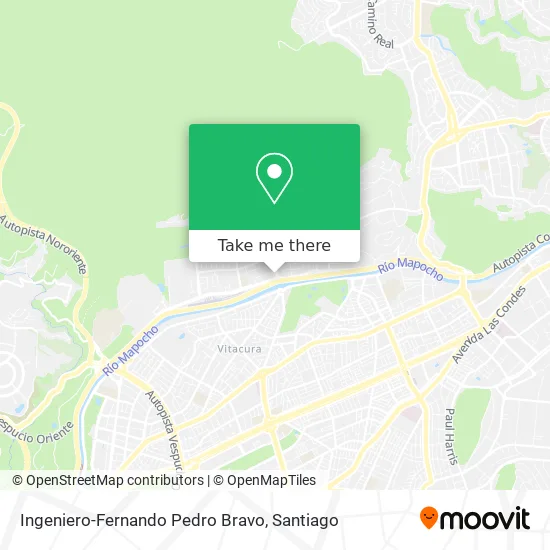 Ingeniero-Fernando Pedro Bravo map