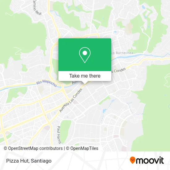 Pizza Hut map