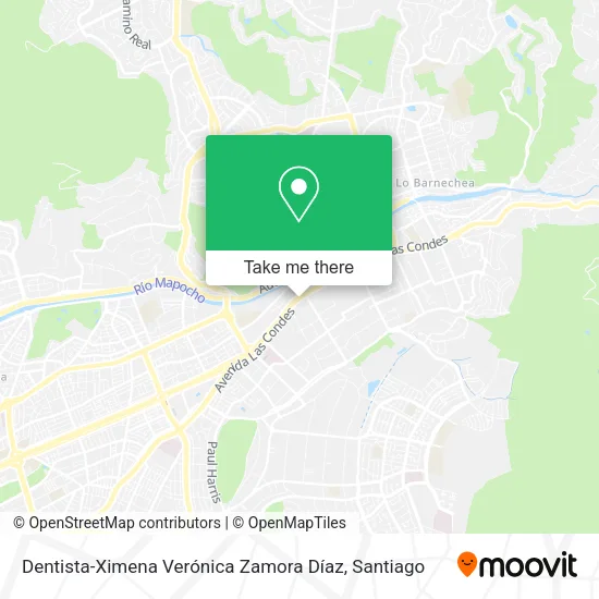 Dentista-Ximena Verónica Zamora Díaz map
