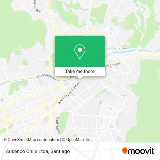 Ausenco Chile Ltda map