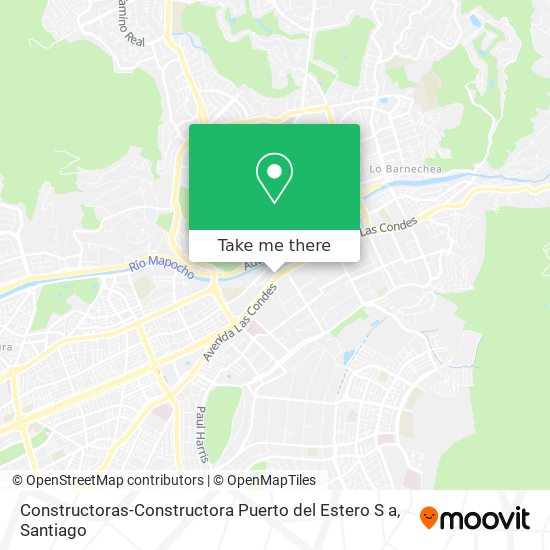 Constructoras-Constructora Puerto del Estero S a map