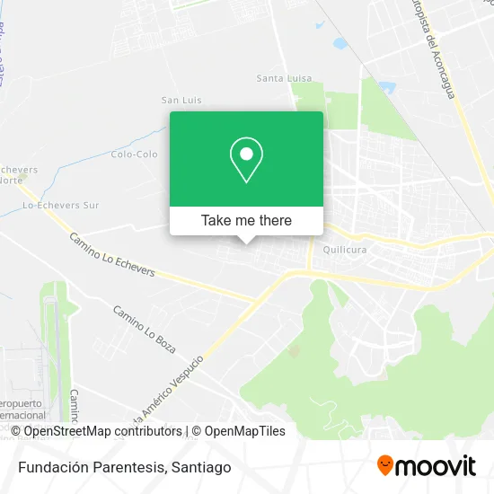 Fundación Parentesis map